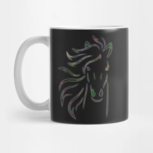 colorful horse Mug